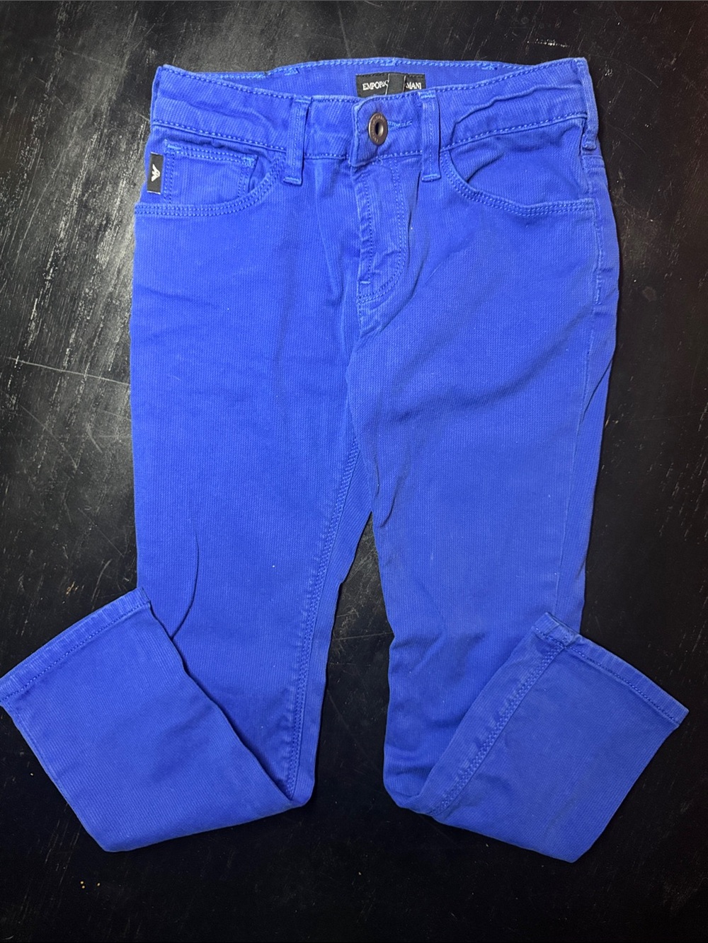 Giorgio Armani Kids Royal Blue Jeans